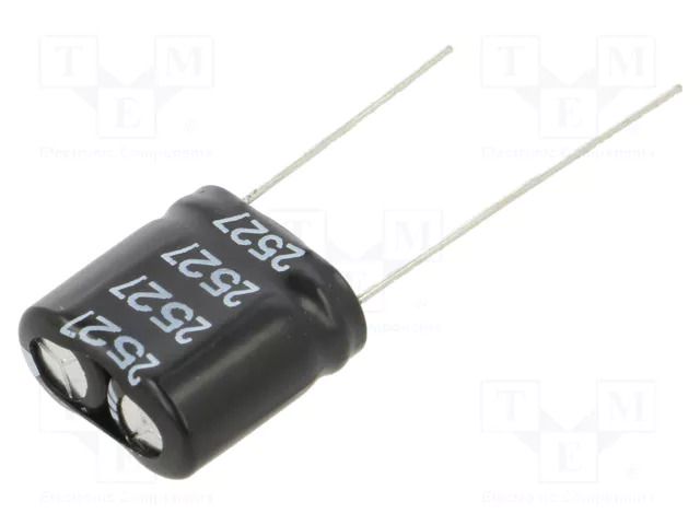 Supercapacitor; THT; 470mF; 5.5VDC; -20÷50%; 6.5x13x14mm; 900Ω CAP-XX GY25R56E14S474RN