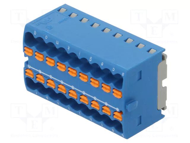 Splice terminal: distribution block; PTFIX; 17.5A; 450V; push-in PHOENIX CONTACT PTFIX18X1.5BU