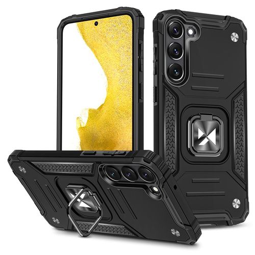 Wozinsky Ring Armor case for Samsung Galaxy S23 armored cover magnetic holder ring black, Wozinsky 5907769320682 5907769320682