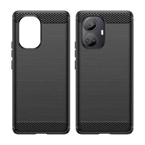 Carbon Case case for Realme 10 Pro+ flexible silicone carbon cover black, Hurtel 9145576271858 9145576271858