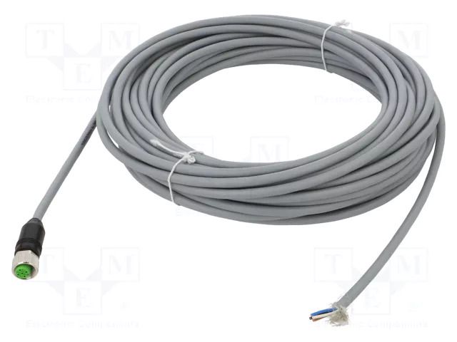 Cable: for sensors/automation; M12; PIN: 4; straight; 15m; plug MURRELEKTRONIK 7000-13201-3311500