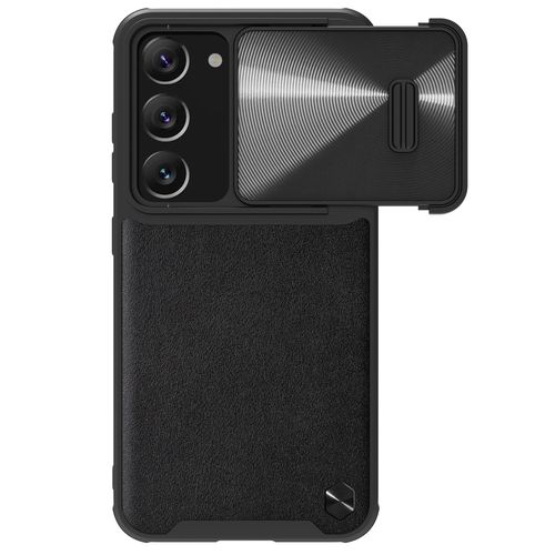 Nillkin CamShield Leather S Case for Samsung Galaxy S23+ cover with camera cover black, Nillkin 6902048258204 6902048258204
