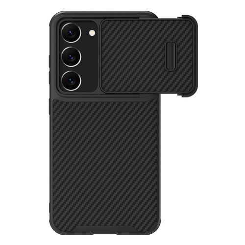 Nillkin Synthetic Fiber S Case for Samsung Galaxy S23+, camera cover, black, Nillkin 6902048258259