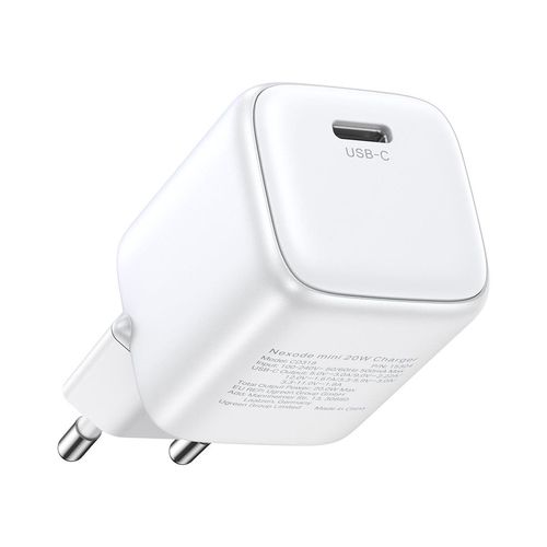 Ugreen Nexode mini CD318 15324 GaN 20W USB-C PD 3.0 / QC 4.0 network charger - white, Ugreen 6941876213245 6941876213245