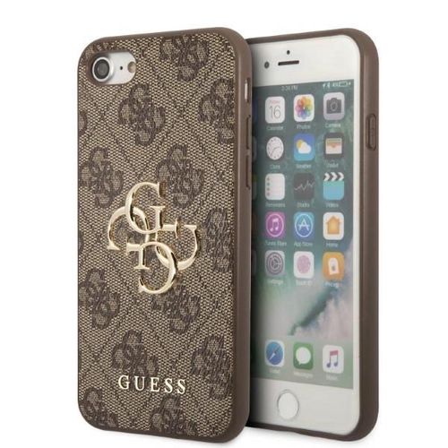 Guess GUHCI84GMGBR iPhone 7/8/SE 2020/2022 brown/brown hardcase 4G Big Metal Logo, Guess 3666339054977