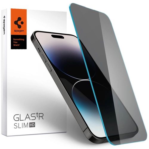 Spigen Glas.tR Slim Privacy Tempered Glass for iPhone 14 Pro Max, Spigen 8809811866469