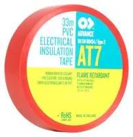 ELECTRICAL INSULTAPE, PVC, 33M X 19MM AT7 RED 33M X 19MM