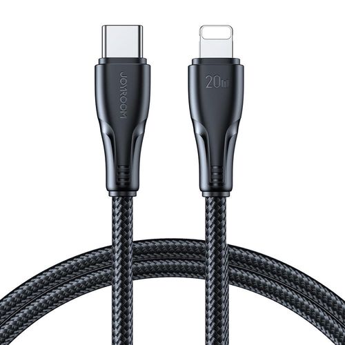 Joyroom S-CL020A11 Lightning - USB-C cable 20W 480Mb/s 2m - black, Joyroom 6956116711238