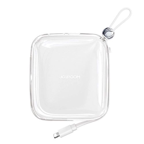 Joyroom powerbank 10000mAh Jelly Series 22.5W with built-in Lightning cable white (JR-L003), Joyroom 6956116721572 6956116721572