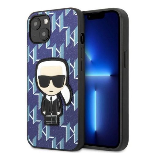 Karl Lagerfeld KLHCP13MPMNIKBL iPhone 13 6.1" hardcase blue/blue Monogram Ikonik Patch, Karl Lagerfeld 3666339049492 3666339049492