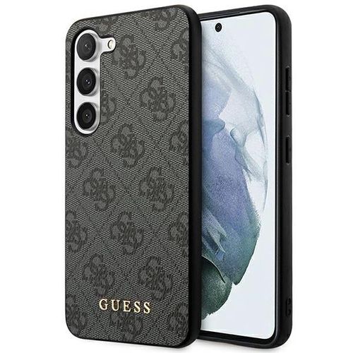 Guess GUHCS23SG4GFGR S23 S911 grey/grey hardcase 4G Metal Gold Logo, Guess 3666339116958