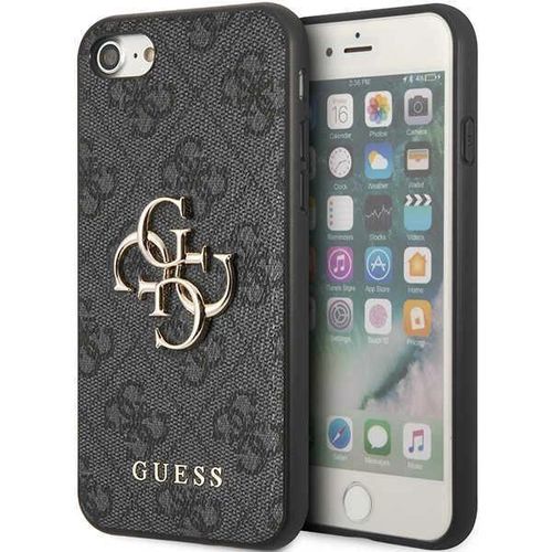 Guess GUHCI84GMGGR iPhone 7/8/SE 2020/ 2022 grey/grey hardcase 4G Big Metal Logo, Guess 3666339118891