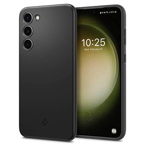 Spigen Thin Fit Case for Samsung Galaxy S23 - Black, Spigen 8809896741040 8809896741040