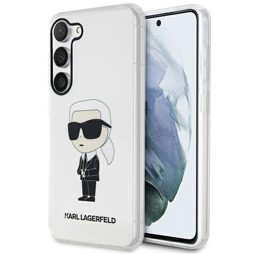 Karl Lagerfeld KLHCS23SHNIKTCT S23 S911 transparent hardcase Ikonik Karl Lagerfeld, Karl Lagerfeld 3666339117795 3666339117795