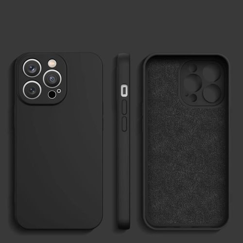 Silicone case for Samsung Galaxy A34 5G silicone cover black, Hurtel 5907769352744 5907769352744