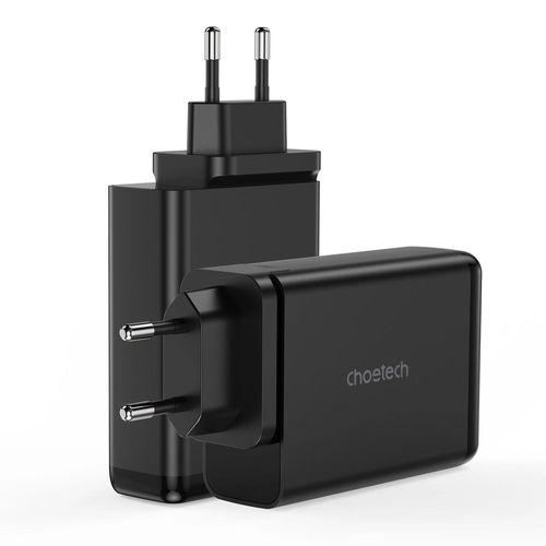 Choetech charger GaN 140W 4 ports (2x USB C, 2x USB) black (PD6005), Choetech 6932112102263 6932112102263