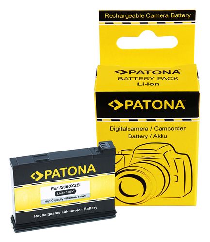 PATONA Battery f. Insta360 X3 CINAQBT/A, PATONA 1389 4055655235785