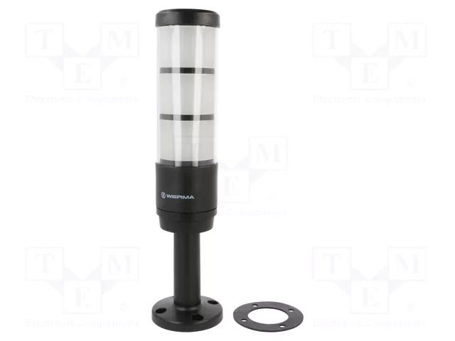 Signalling column; red/yellow/green; LED; 24VDC; IP66,IP69K WERMA WER-68637135
