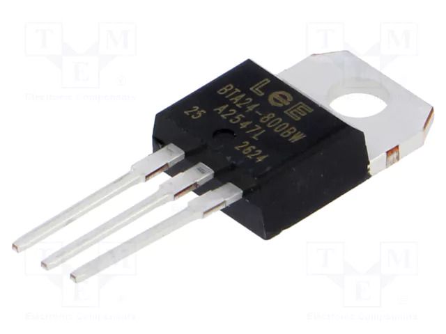 Triac; 800V; 25A; TO220AB; Igt: 50mA; Ufmax: 1.55V LUGUANG ELECTRONIC BTA24-800BW-LGE