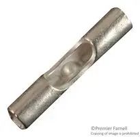 TERMINAL, BUTT SPLICE, 22AWG, UNINSLTED 321024