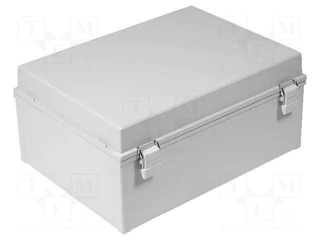 Enclosure: wall mounting; X: 400mm; Y: 300mm; Z: 180mm; CAB; ABS; grey FIBOX CABABS403018G