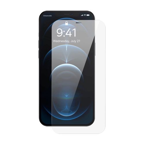 Baseus Full Screen Tempered Glass for iPhone 12 Pro Max with Speaker Cover 0.4mm + Mounting Kit, Baseus 6932172626259 6932172626259