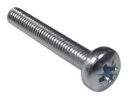 SCREW, POZI PAN, STEEL, BZP, M4X16,PK100 M4 16 PRSTMC Z100