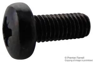 SCREW, POZI PAN, STEEL, BLK, M5X12,PK100 M512 PRSTMCB100-