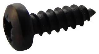 SCREW, POZI PAN, STEEL, BLK, #4X3X8 N40.375 PRSTABB100-