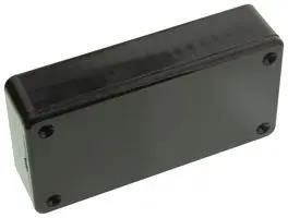 BOX, ABS, BLACK, 100X50X25MM 1591ASBK