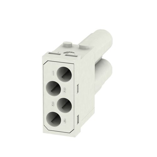 Module insert for industrial connector, Series: ModuPlug, Crimp connection, Number of poles: 4 Weidmuller 1428950000 04050118233339