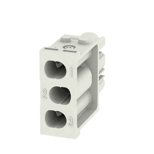 Module insert for industrial connector, Series: ModuPlug, Crimp connection, Number of poles: 3 Weidmuller 1429350000 04050118233476