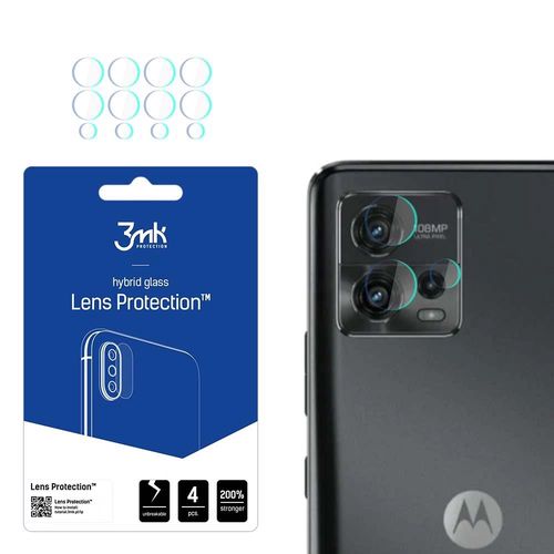 3mk Lens Protection™ hybrid camera glass for Motorola Moto G72, 3mk Protection 5903108494021 5903108494021