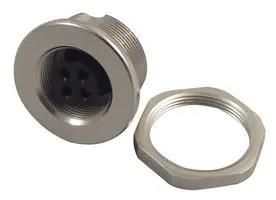 CIRCULAR, RECEPTACLE, 4 WAY, PANEL 09-0412-00-04