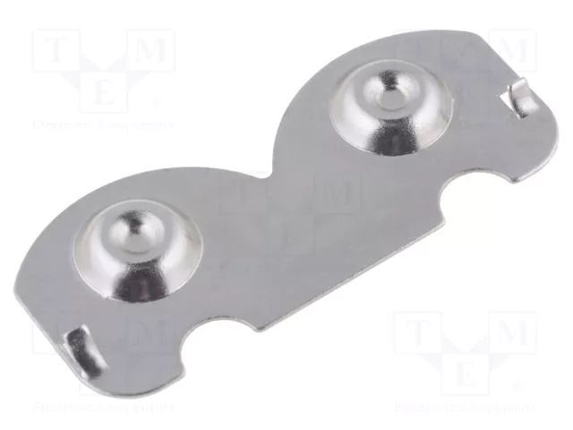 Contact; AA,R6; Batt.no: 2; push-in; Contacts: steel COMF 307E