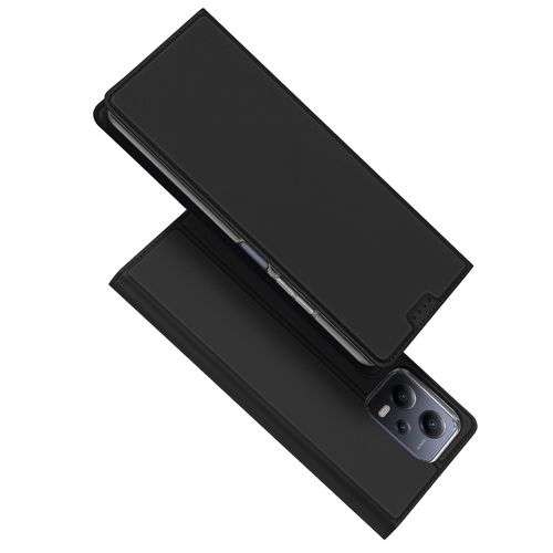 Dux Ducis Skin Pro case for Xiaomi Redmi Note 12 Pro+ flip cover card wallet stand black, Dux Ducis 6934913029930