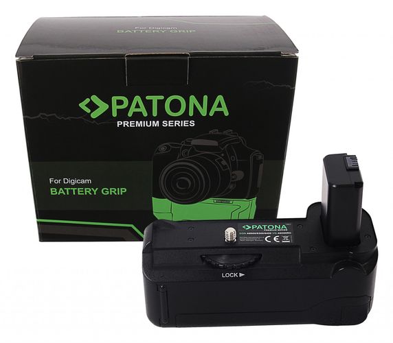 PATONA Premium Battery Grip VG-A6300 Sony A6000 A6300 A6500 for 1 x NP-FW50 Battery incl. wireless control, PATONA 1461 4055655221436