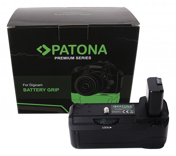 PATONA Premium Battery Grip VG-A6500 Sony A6500 for 1 x NP-FW50 Batteries incl. wireless control, PATONA 1462 4055655221443