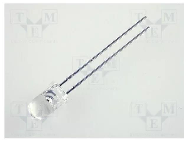 LED; yellow; 5mm; 20÷80mcd; 30°; Front: convex; 2.1÷2.5VDC KINGBRIGHT ELECTRONIC L-53YC