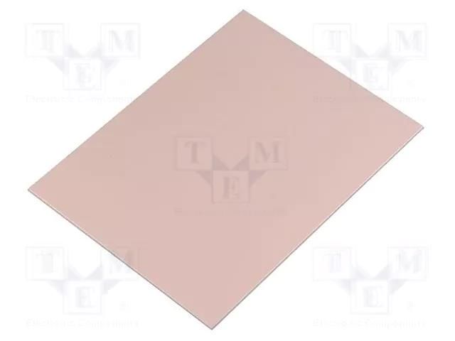 Laminate; aluminium; 1mm; L: 100mm; W: 75mm; Coating: copper SOLDER PEAK L75X100AL10/35