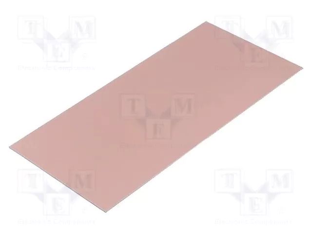 Laminate; FR4,fiberglass,epoxy resin; 1mm; L: 210mm; W: 100mm SOLDER PEAK LAM210X100ED1