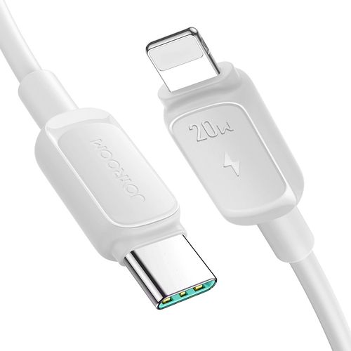 Joyroom Multi-Color Series A14 USB-C / Lightning 20W cable 1.2 m - white, Joyroom 6956116748487 6956116748487