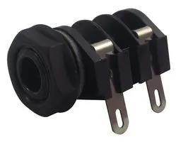 SOCKET, 1/4" JACK, UNSWITCHED, 2POLE S2SNS