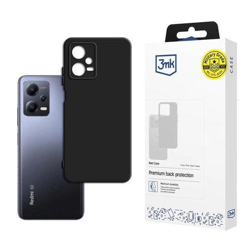 Case for Xiaomi Redmi Note 12 Pro+ from the 3mk Matt Case series - black, 3mk Protection 5903108520287