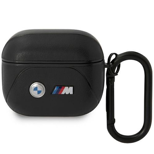 BMW BMA322PVTK AirPods 3 gen cover black/black Leather Curved Line, BMW 3666339089559 3666339089559