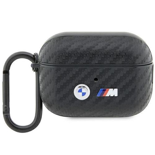 BMW BMAP2WMPUCA2 AirPods Pro 2 gen cover black/black Carbon Double Metal Logo, BMW 3666339123840 3666339123840