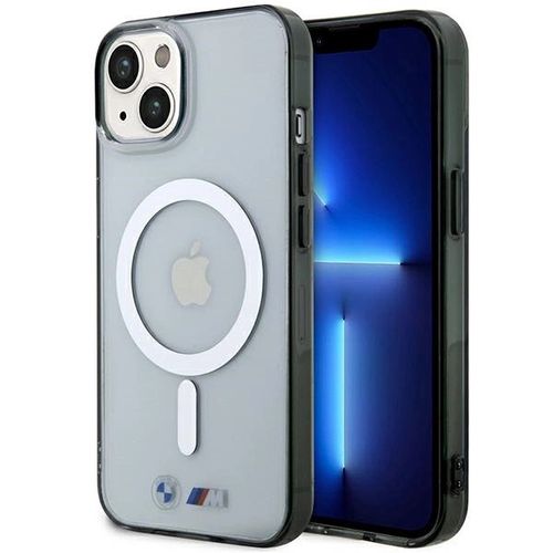 BMW Silver Ring MagSafe case for iPhone 14 Plus - transparent, BMW 3666339122355 3666339122355