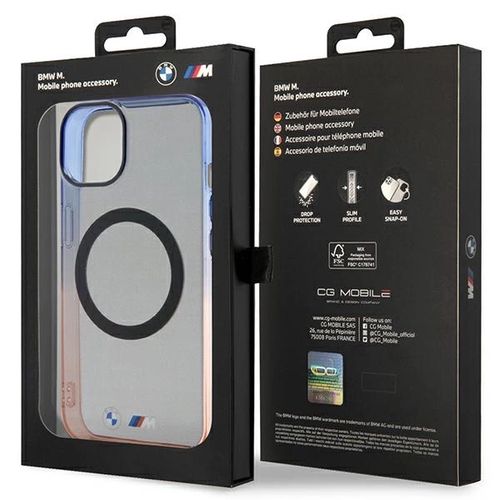 BMW Gradient Bumper MagSafe case for iPhone 14 Plus - gray, BMW 3666339122119 3666339122119
