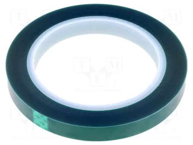 Tape: electrical insulating; W: 12mm; L: 66m; Thk: 0.06mm; green IPT 3101-12MM-66M