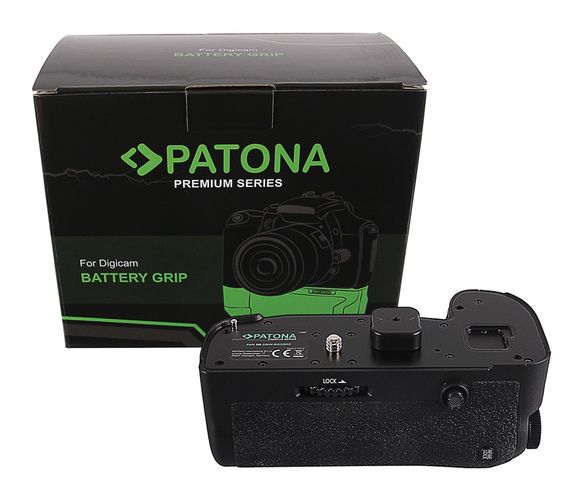 PATONA Premium Battery Grip f. Panasonic G9 DMW-BGGH9RC f. 1 x DMW-BLF-19 batterie incl. 2,4G wireless control, PATONA 1488 4055655206327